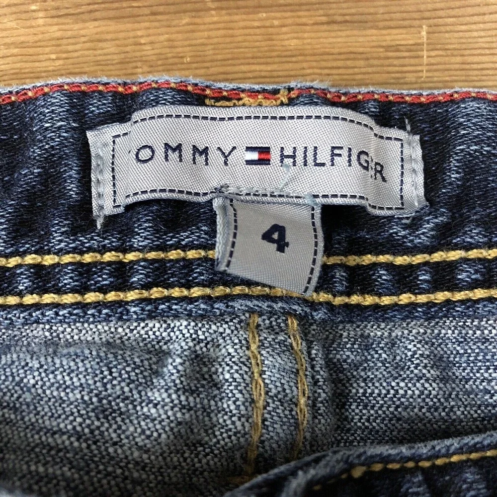 Tommy Hilfiger Cambridge Flare Jeans‎ Size 4 (29x32) Dark Wash Stretch Mid Rise